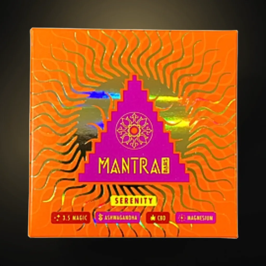 Mantra Serenity Chocolate Bar | 3.5g | 16 Pieces - Image 1