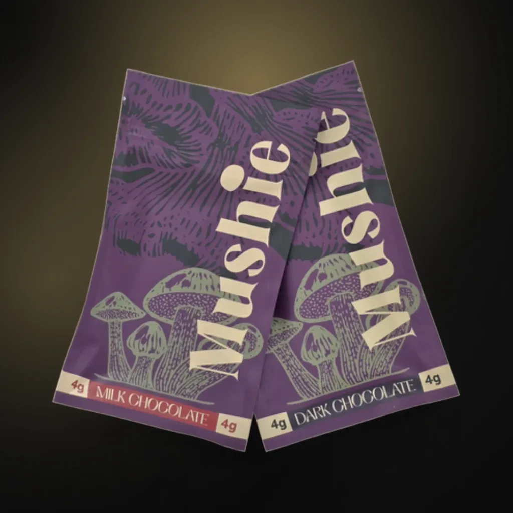 Mushie Microdosing Chocolates | 4g Total | Precision-Dosed Chocolate Bars - Image 1