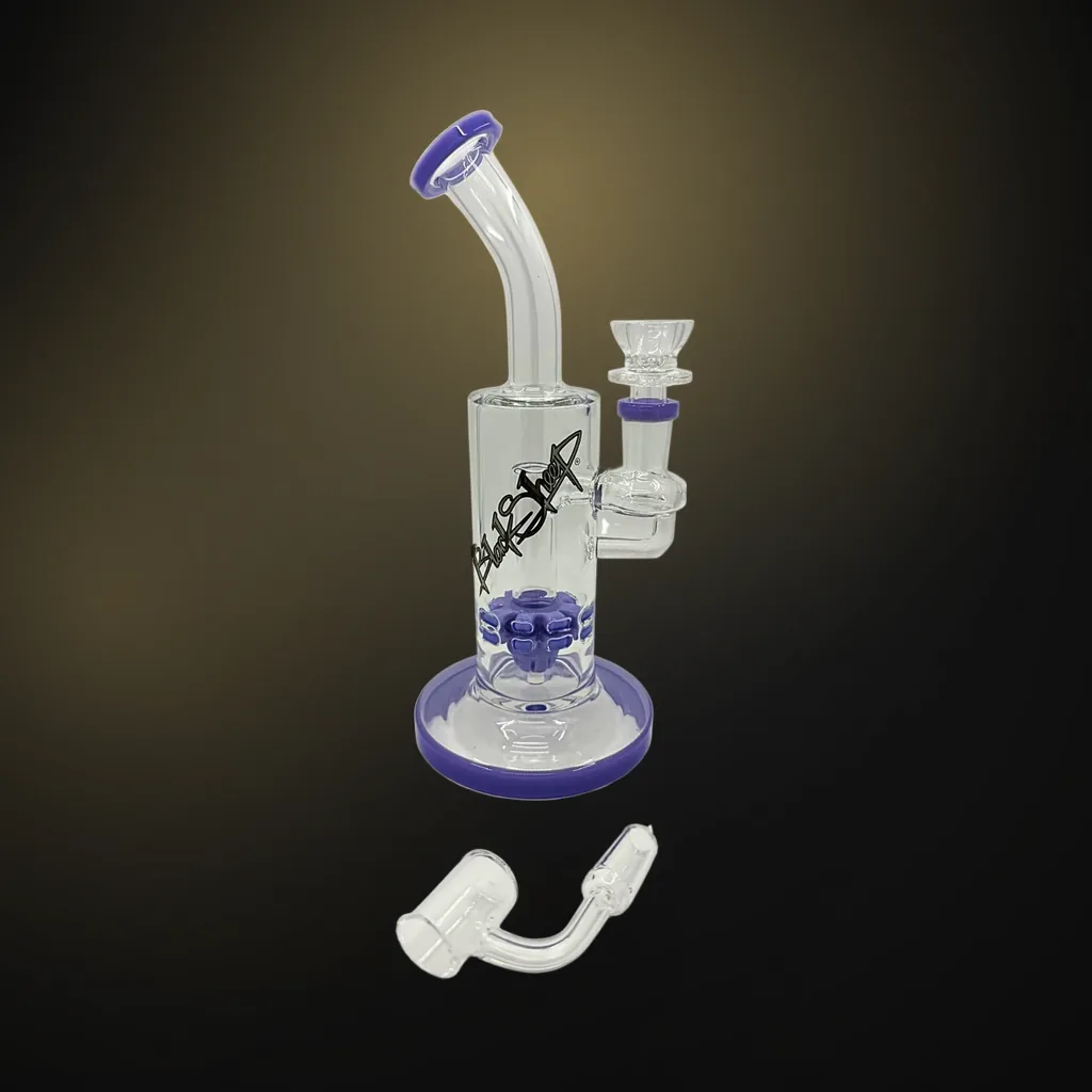 Handcrafted Black Sheep Glass Water Pipe 13” - #1142
