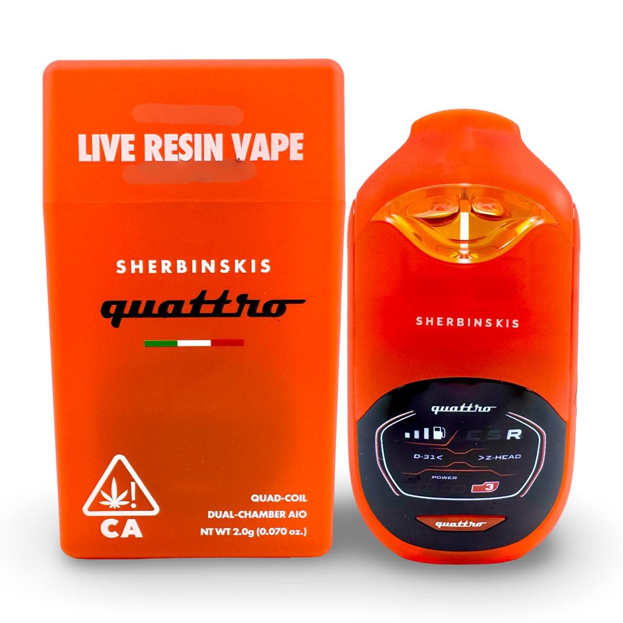Quattro Live Resin Dual Flavors Disposable Vape | 2G | 