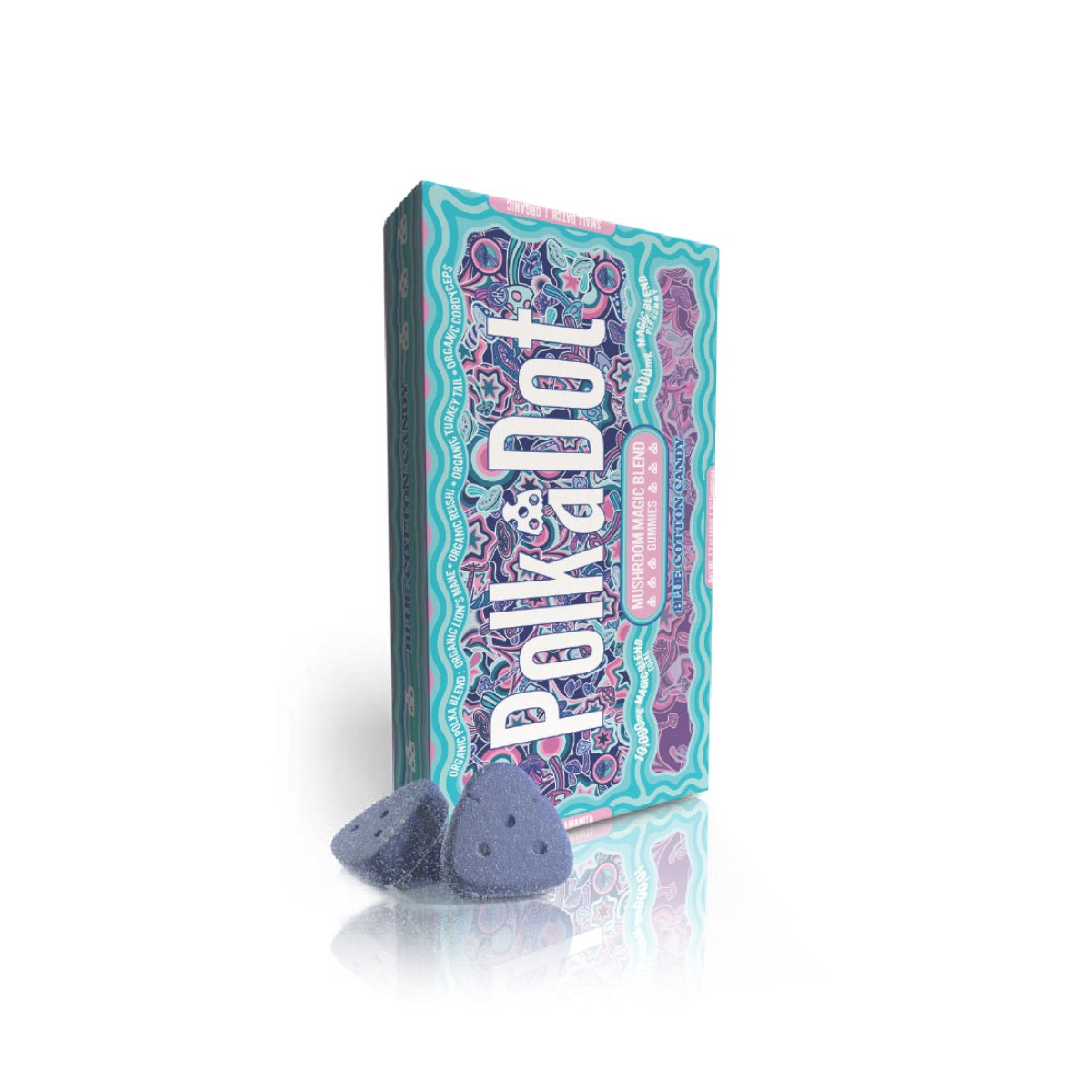 Polk ä Dot Magic Blend Mushroom Gummies - 10000 mg - 10 Counts Per Pack