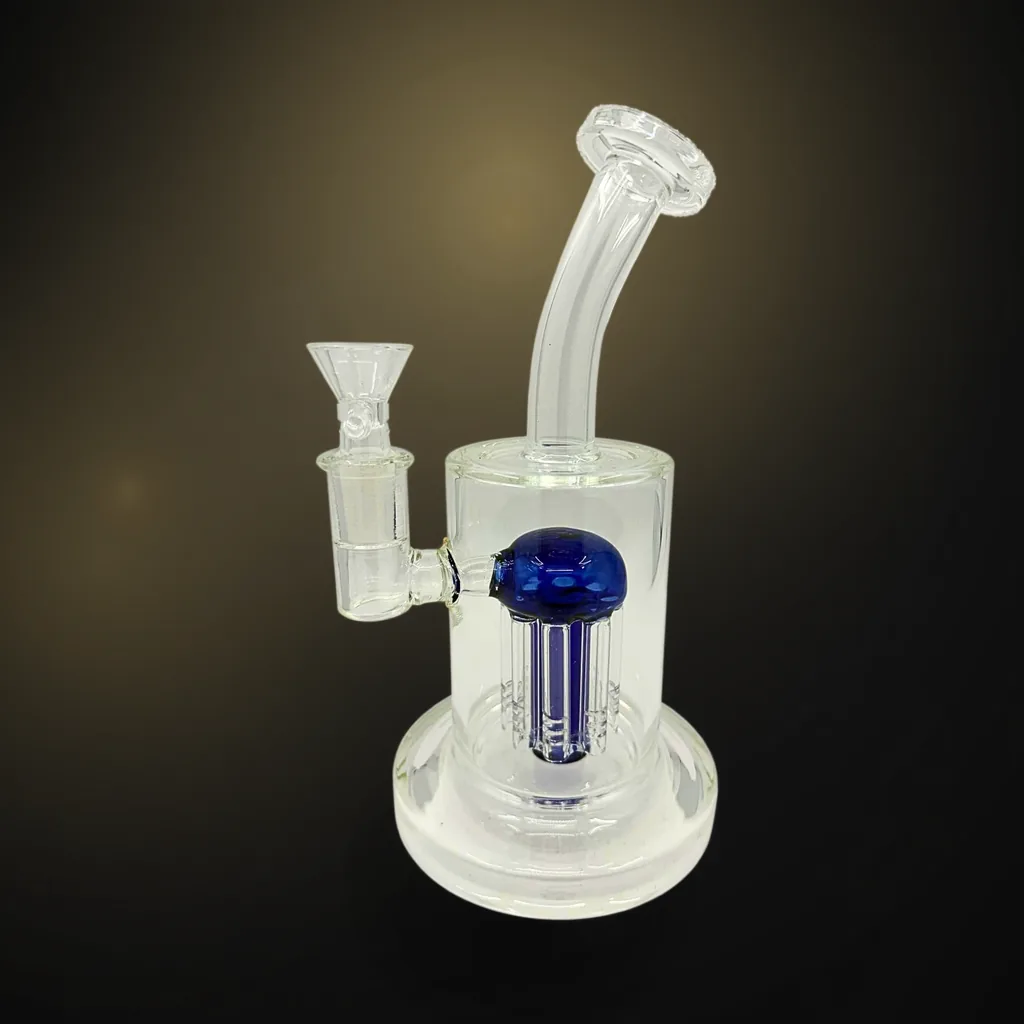 Handcrafted Glass Water Pipe 9" - #1137