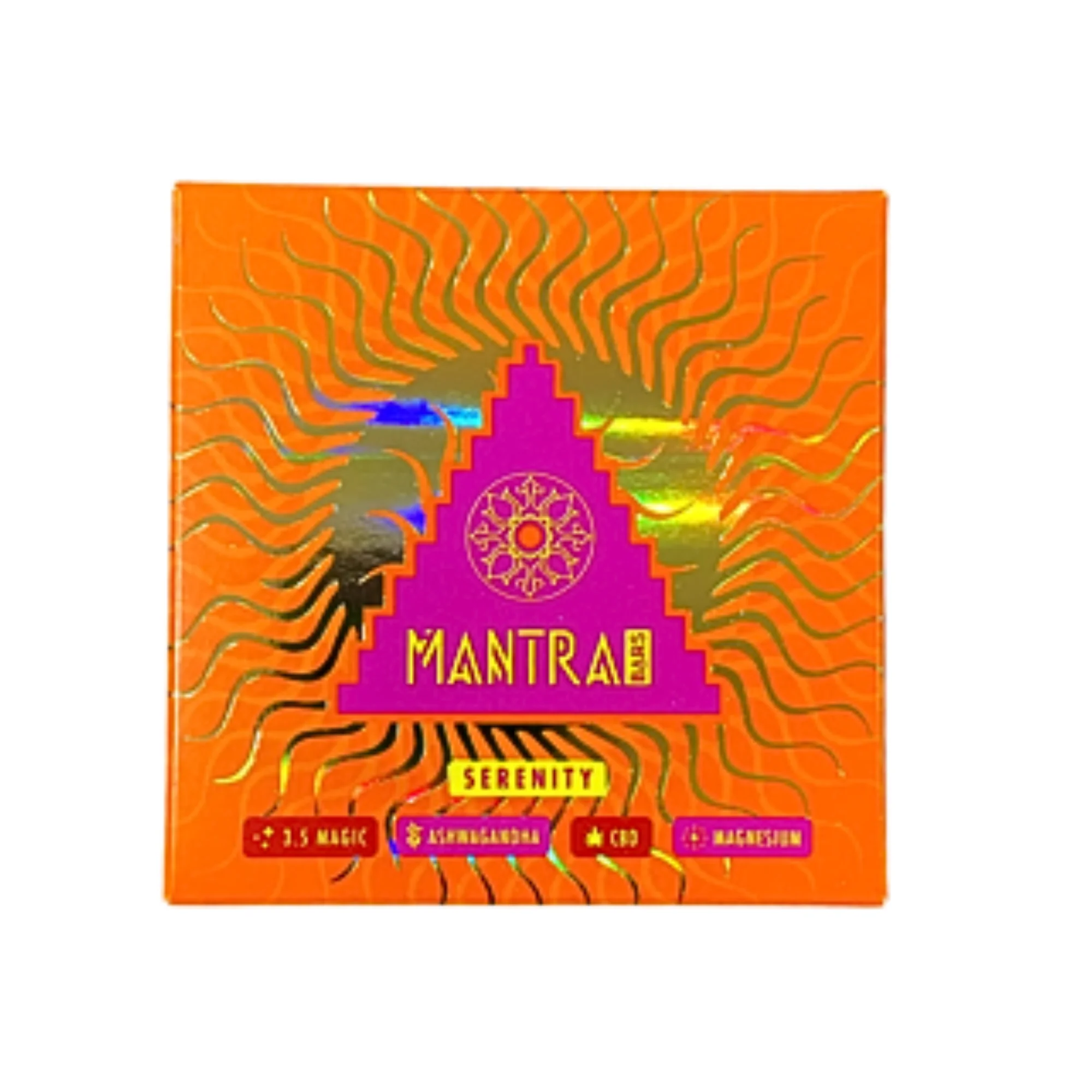 Mantra Serenity Chocolate Bar | 3.5g | 16 Pieces - Image 1